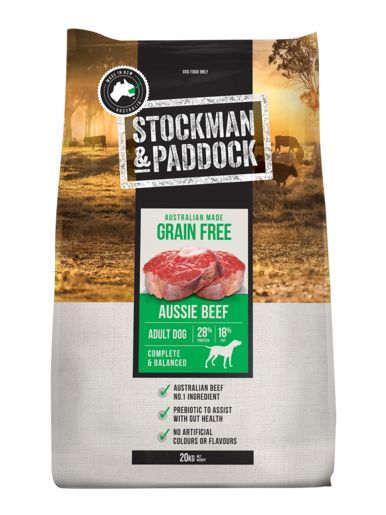 Stockman & Paddock Grain Free Beef 20kg