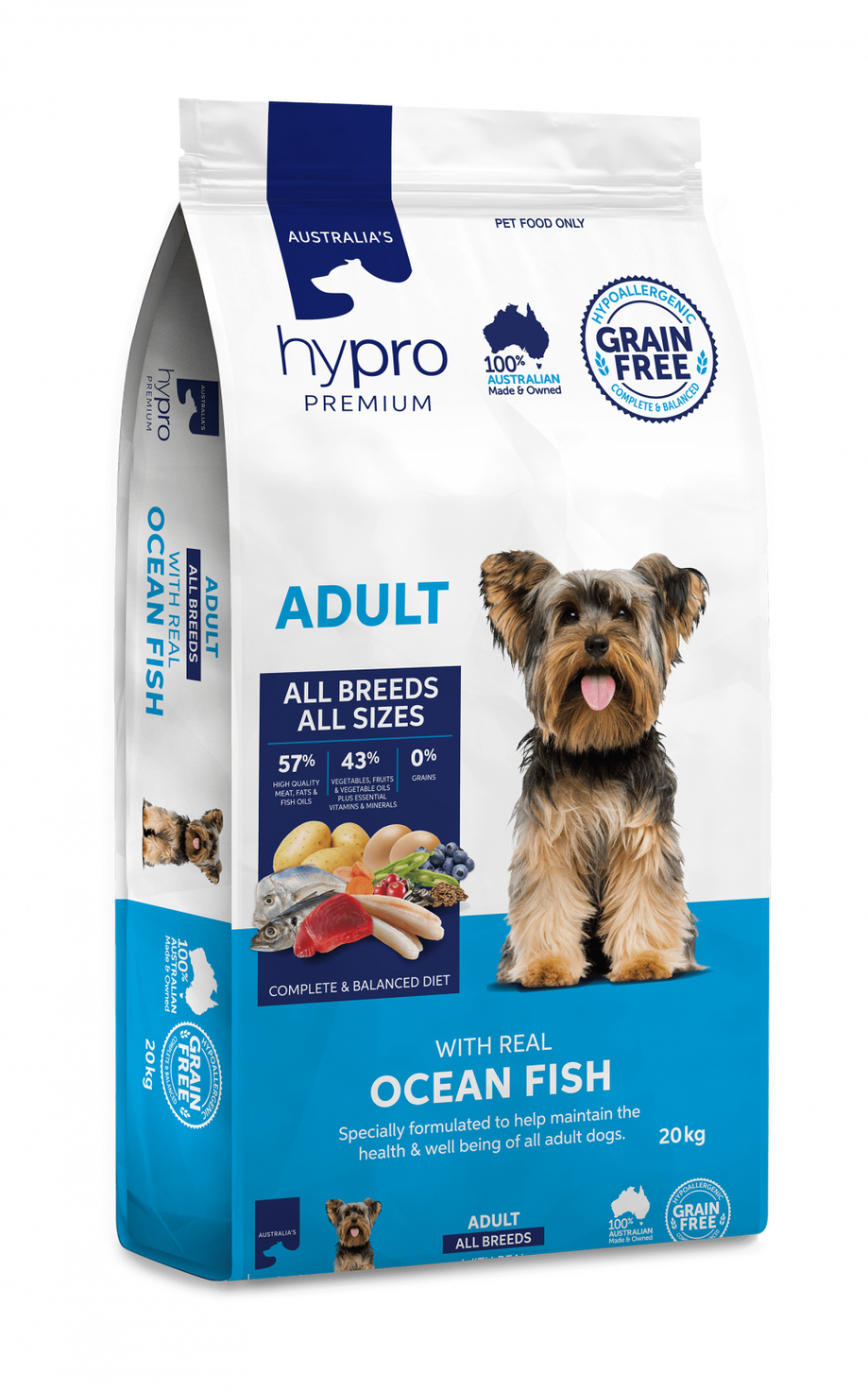 hypro PREMIUM ADULT Grain Free Ocean Fish 9kg