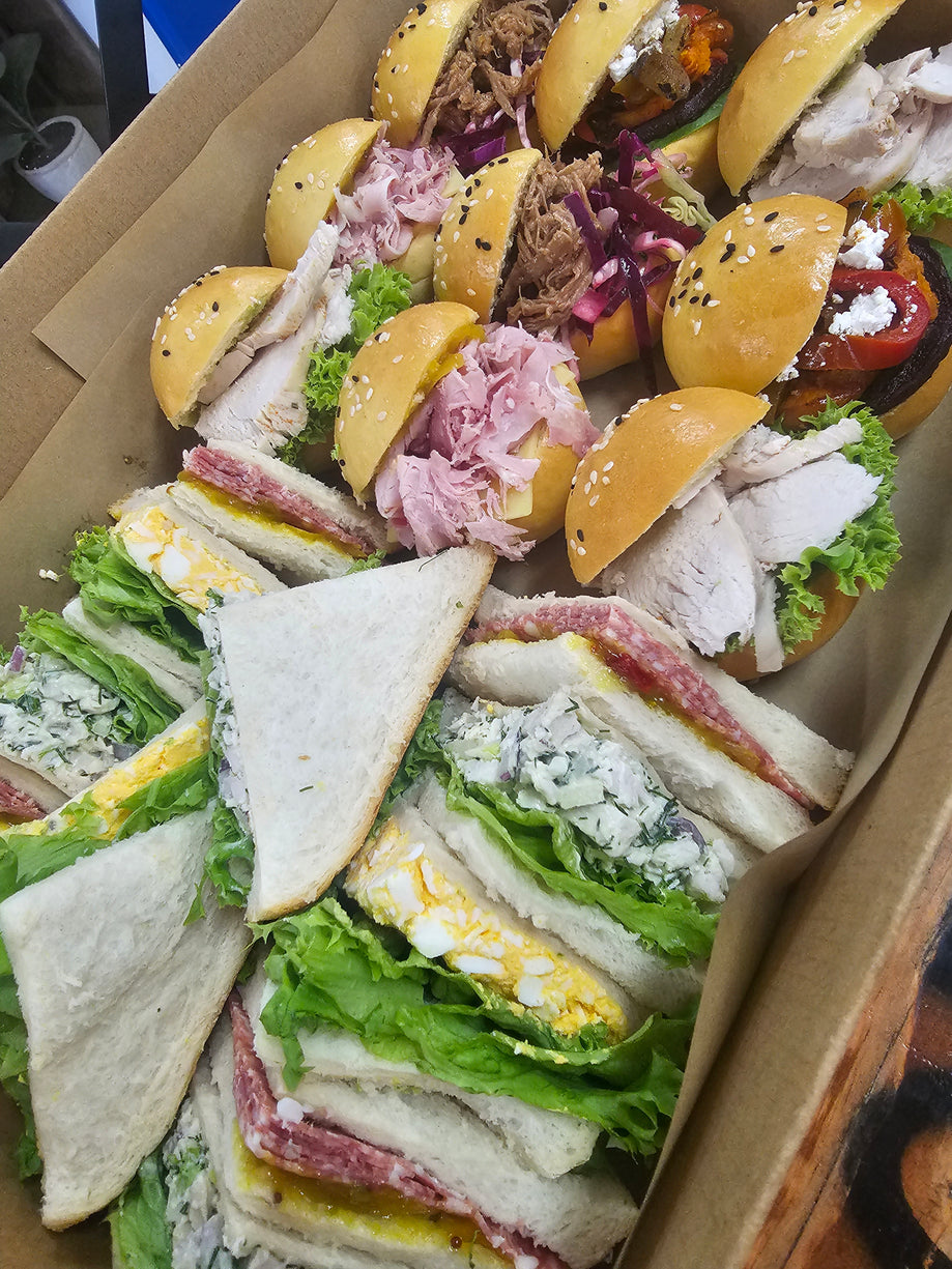 Mixed Catering Box (Sliders & Sandwiches)