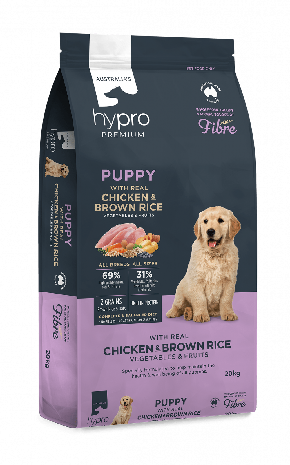 hypro PREMIUM PUPPY Chicken & Brown Rice 2.5kg