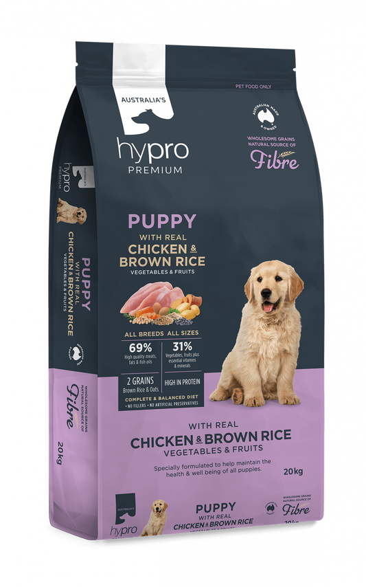 hypro PREMIUM PUPPY Chicken & Brown Rice 20kg