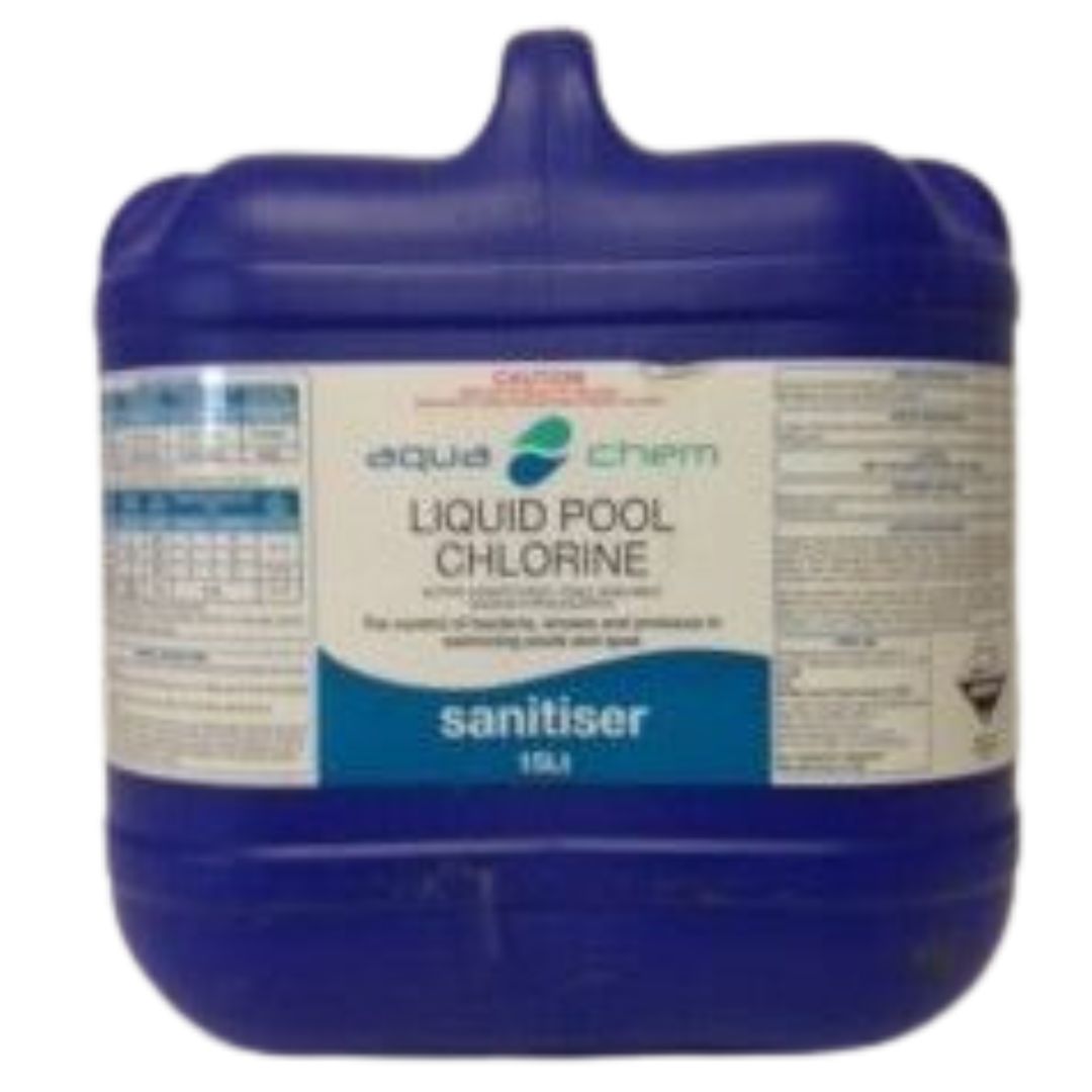 Aquachem 15L Liquid Chlorine Bottle (PURCHASE)