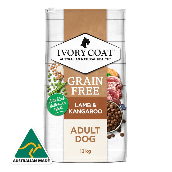 Ivory Coat GRAIN FREE Lamb & Kangaroo 13kg