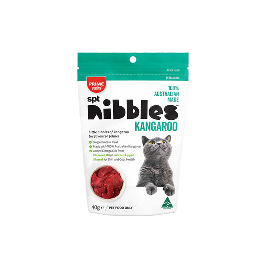 PRIME NIBBLES CAT TREAT KANGAROO 40G