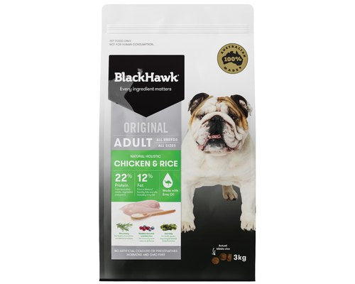 Black Hawk Dog - Chicken & Rice
