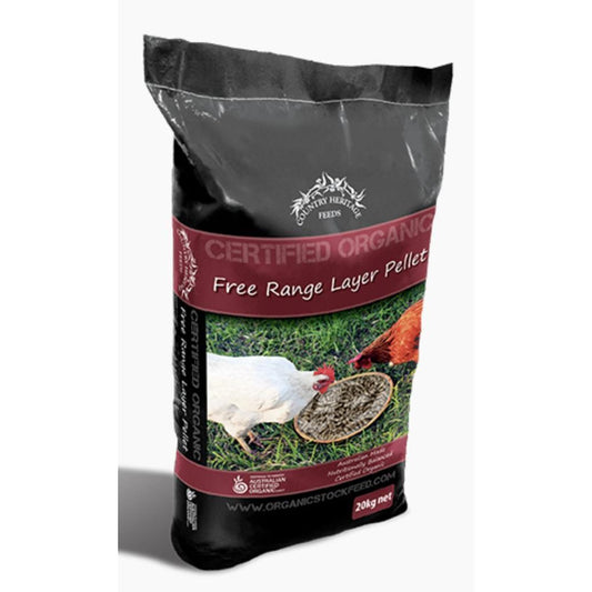 Country Heritage Organic Free Range Layer Pellets 20kg
