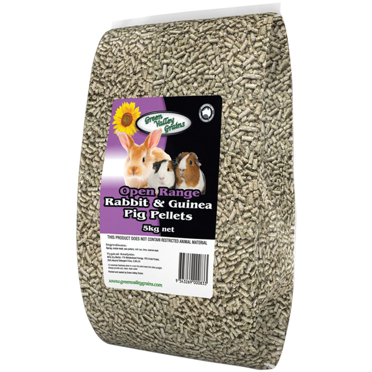 Green Valley Rabbit & Guinea Pellets 5KG