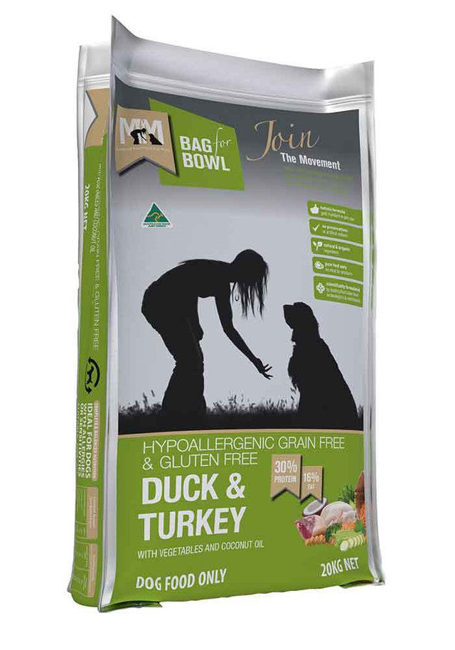 MFM Dog Duck & Turkey Green - Grain & Gluten Free