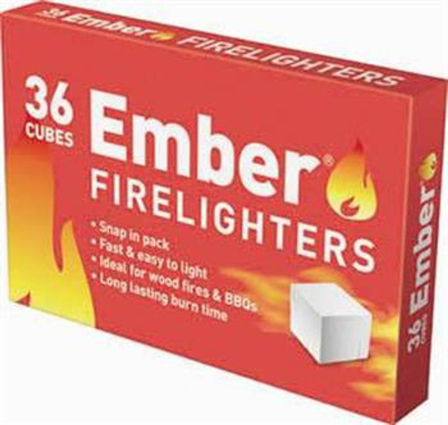 Ember Firelighters 36 Cubes