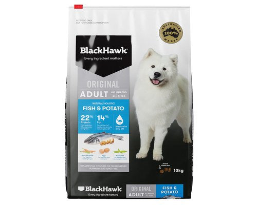 Black Hawk Dog - Fish & Potato